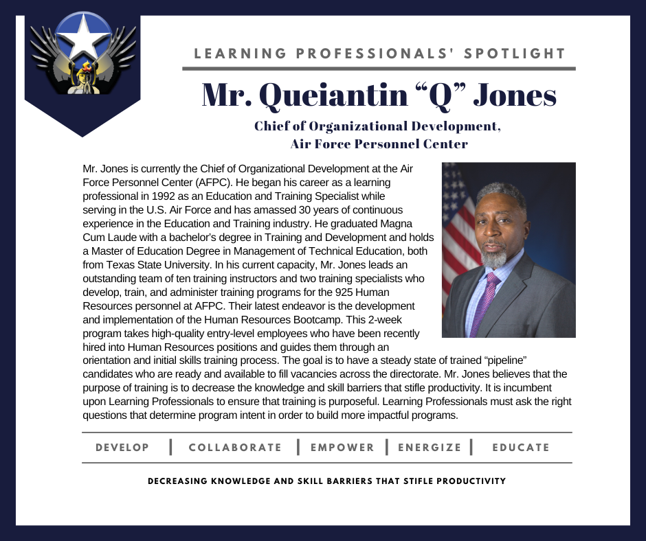LP Spotlight Dec 22 - Mr. Queiantin "Q" Jones